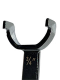 Locknut Wrench for Electrical Boxes and Cable Connectors 2 sizes: 1/2 and 3/4