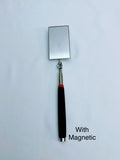 Unbreakable telescoping inspection mirrors(acrylic mirror, no glass) tools for maintenance personnel use