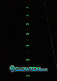 Glow in the dark stairs or floor safety sign(outline arrows)