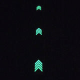 Glow in the dark safety floor direction sign with anti-slip