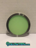 Glow in the dark safety ground marker with toughened glass and stainless steel