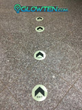 Glow in the dark safety exit sign