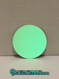 Glow in the dark stairs safety sign round