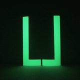 Glow in the dark stairs left and right safety sign(price per a pair)