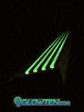 Aluminum Anti-Slip Screw In Stair Treads 4 BANDS Glow in the Dark (Silver or Black, L shape or Flat)) (price for 1 single stair tread)