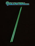 Aluminum Anti-Slip Stair Treads 2 BANDS Glow in the Dark (Silver or Black) (Glue on)(price for 1 single stair tread)