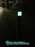 Glow in the dark road safety marker with reflective