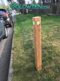 Glow in the dark safety circular marker