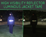 Glow in the dark waistband with reflective