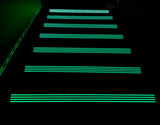 Aluminum Anti-Slip Screw In Stair Treads 4 BANDS Glow in the Dark (Silver or Black, L shape or Flat)) (price for 1 single stair tread)