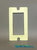 Glow in the dark sticker for 1-gang light switch plate