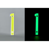 Glow in the dark house address numbers aluminum (price for a single number)