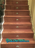 Glow in the dark stairs or floor safety sign(outline arrows)