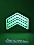 Glow in the dark stairs or floor safety sign(outline arrows)